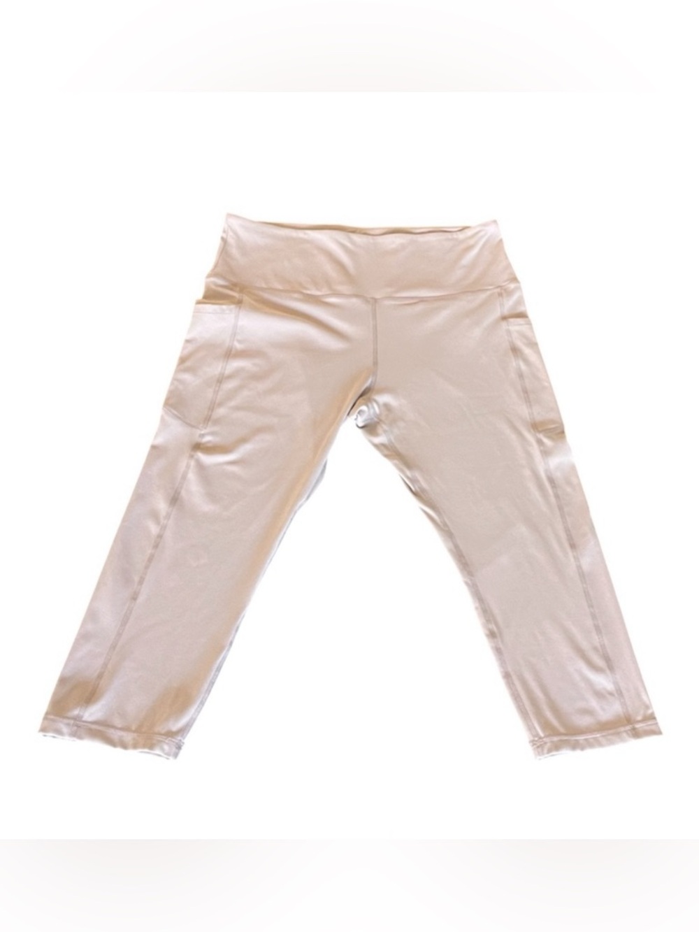 Steppe Naked Feeling High Waisted Capri Leggings in Light Purple- Size XL